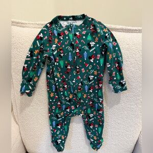 Old Navy Green Kids One Piece with Mickey Mouse Print